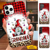 Buffalo Plaid Gnome Grandma Nana Mommy Personalized Phone Case SC181101