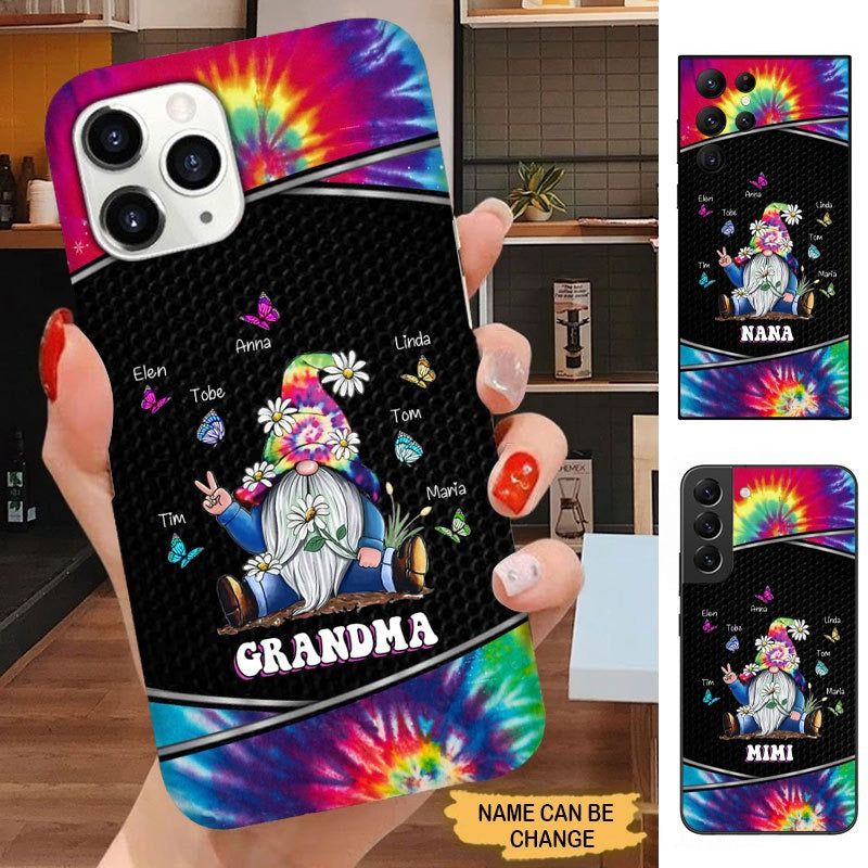 Butterflies Gnome Grandma with Grandkids Personalized Phone case Phone case FUEL 