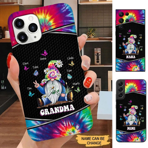 Butterflies Gnome Grandma with Grandkids Personalized Phone case Phone case FUEL 