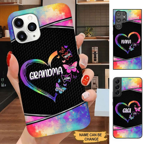 Butterflies Heart Grandma Mommy Aunite Personalized Phone case SC1765 Phone case FUEL 