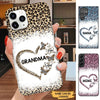Butterflies Leopard heart Grandma Personalized Phone case Phone case FUEL