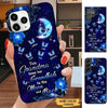 Butterflies This Grandma Loves her Grandkids to the moon and back Personalized Phone case Phone case FUEL