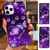 Butterfly Blesed To be called Grandma Nana Mommy Personalized Phone case SC121017 Phone case ShinyCustom Phone Case