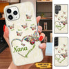 Butterfly Blessed To be called Nana Mimi Gigi Grandma Personalized Phone case SC15099 Phone case ShinyCustom Phone Case