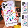 Butterfly Dream Catcher Grandma's Blessings Nana Gigi Mommy Personalized Phone Case SC26815