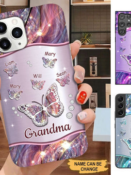 Butterfly Grandma Mimi Gigi Nana Personalized Phone case SC2272