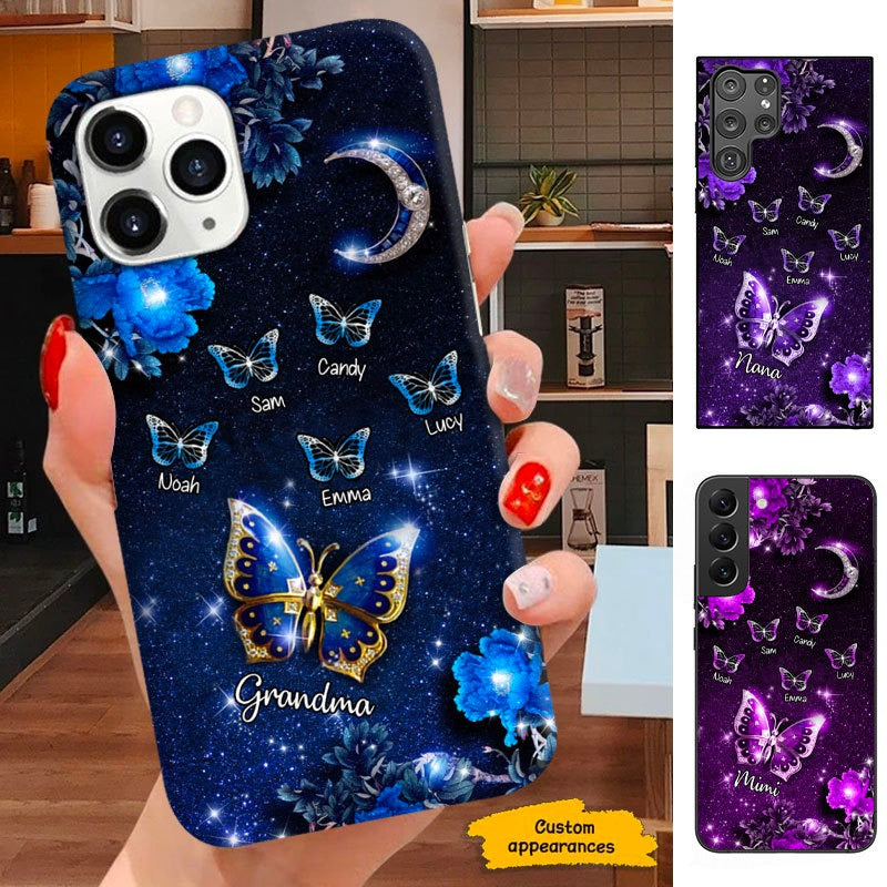 Butterfly Grandma Nana Mimi Gigi Personalized Phone case SC291234