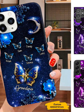 Butterfly Grandma Nana Mimi Gigi Personalized Phone case SC291234