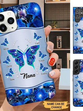 Butterfly Grandma Nana Mimi MOM Personalized Phone case SC3183