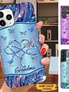 Butterfly Grandma Nana Mimi Mommy Personalized Phone case SC16910