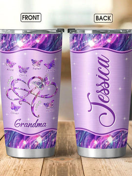 Butterfly Grandma Nana Mimi Mommy Personalized Tubler SC150111