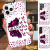 Butterfly Grandma with Grandkids Nana Mimi Gigi Personalized Phone case SC24812 Phone case ShinyCustom Phone Case