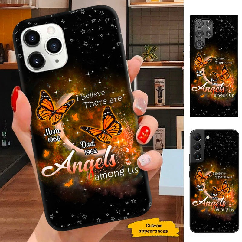 Butterfly I believe there are angels among us Memorial Personalized Phone case SC301238