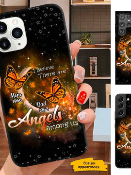 Butterfly I believe there are angels among us Memorial Personalized Phone case SC301238