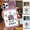 Butterfly Leopard Bun Hair Grandma Mommy Aunite Personalized Phone case Phone case FUEL