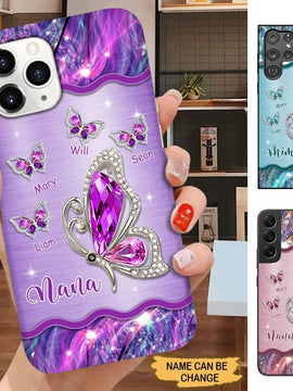 Butterfly Nana Mimi Gigi  Grandma Personalized Phone case SC26811