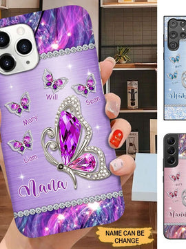 Butterfly Nana Mimi Gigi  Grandma Personalized Phone case SC2685