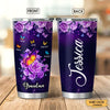 Butterfly Nana Mimi Gigi Grandma Personalized Tumbler SC27104 Tumbler Cup ShinyCustom - The Best Personalized Gift Store