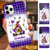 Butterfly Sunflower Gnome I Love being Grandma Nana Mommy Personalized Phone case SC5106 Phone case ShinyCustom Phone Case