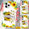 Butterfly Sunflower Grandma Mimi Nana Mommy Personalized Phone case SC273234