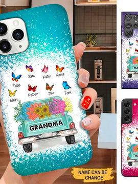 Butterfly Truck Grandma Nana Mommy Auntie Personalized Phone case SC12101