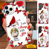 Cardinal Always On My Mind Forever In my Heart Photo Upload Memorial Personalized Phone Case SC181110