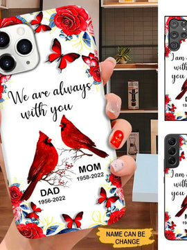 Cardinal Always With You Personalized Memorial Phone Case SC1691