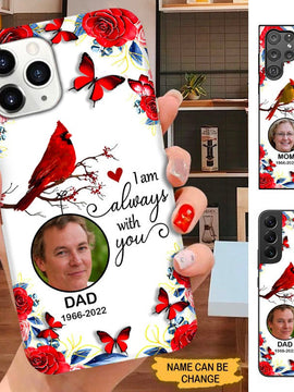 Cardinal Always With You Personalized Memorial Photo Upload Phone Case SC1697