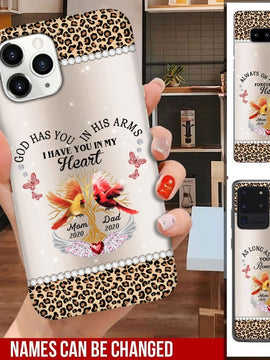 Cardinals God Has You In His Arms Memorial Personalized Phone case