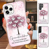 Cherry Blossom Heart Tree Grandchildren Grandma Nana Mommy Personalized Phone case SC2283 Phone case ShinyCustom Phone Case