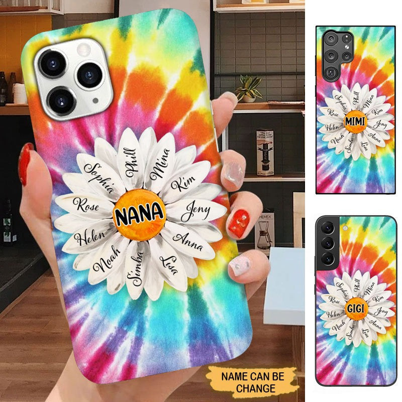 Daisy Flower Grandma with Grandkids Personalized Phone case SC1562 Phone case FUEL 