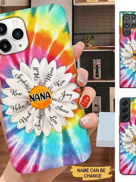 Daisy Flower Grandma with Grandkids Personalized Phone case SC1562