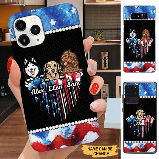 Dog Mom Colorful Heart Personalized Phone case Phone case FUEL 