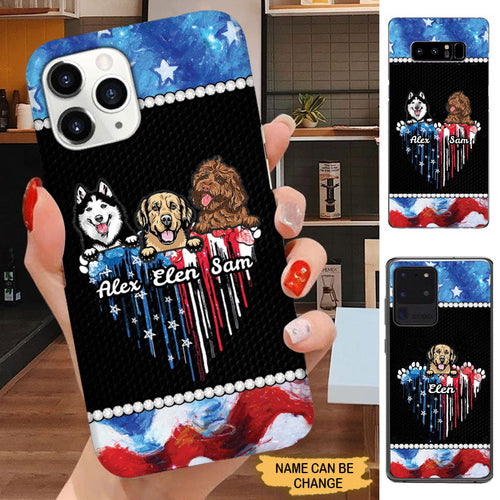 Dog Mom Colorful Heart Personalized Phone case Phone case FUEL 