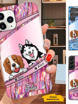 Dog Mom Puppy Dog Lover Personalized Phone Case SC29124