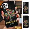 Family Tree Grandpa Papa Daddy Personalized Phone case SC2284 Phone case ShinyCustom Phone Case