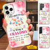 Flower Happiness is being a Grandma Nana Mimi Personalized Phone case SC301237