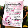 From Grandma To My Granddaughter Grandson Gift For Grandchildren Personalized Blanket SC281117