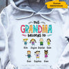 Funny Kids This Grandma Nana Belongs To Personalized Hoodie Shirt SC28128