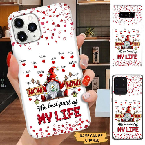 Gnome Being A Mom And Grandma is The best Part Of My Life Personalized Phone Case Phone case FUEL 