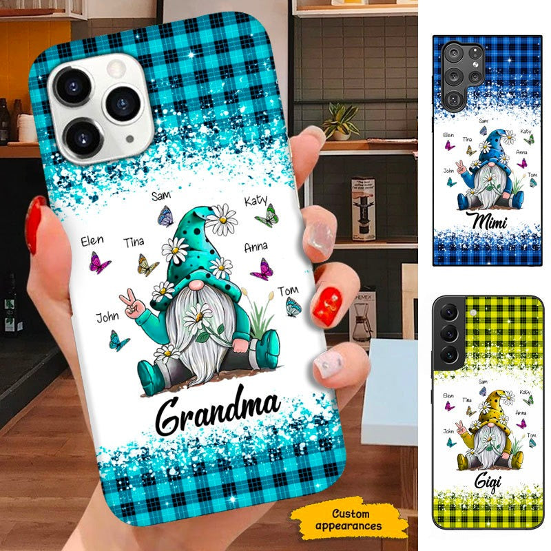 Gnome Grandma with Grandkids Nana Mommy Personalized Phone Case SC01116 Phone case ShinyCustom Phone Case 