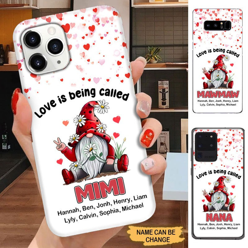 Gnome I Love Being Called Mimi Grandma Mommy Auntie Personalized Phone case Phone case FUEL 