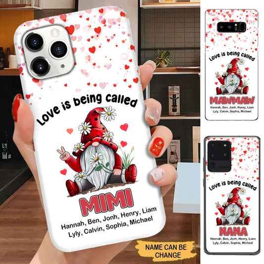 Gnome I Love Being Called Mimi Grandma Mommy Auntie Personalized Phone case Phone case FUEL 