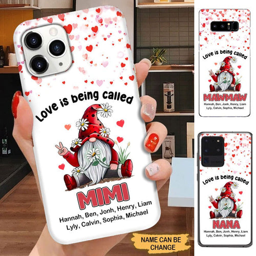 Gnome I Love Being Called Mimi Grandma Mommy Auntie Personalized Phone case Phone case FUEL 