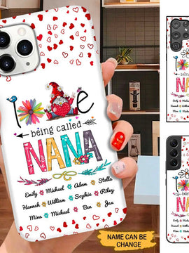 Gnome Love Being Called Grandma Nana Mommy Personalized Phone case SC18101