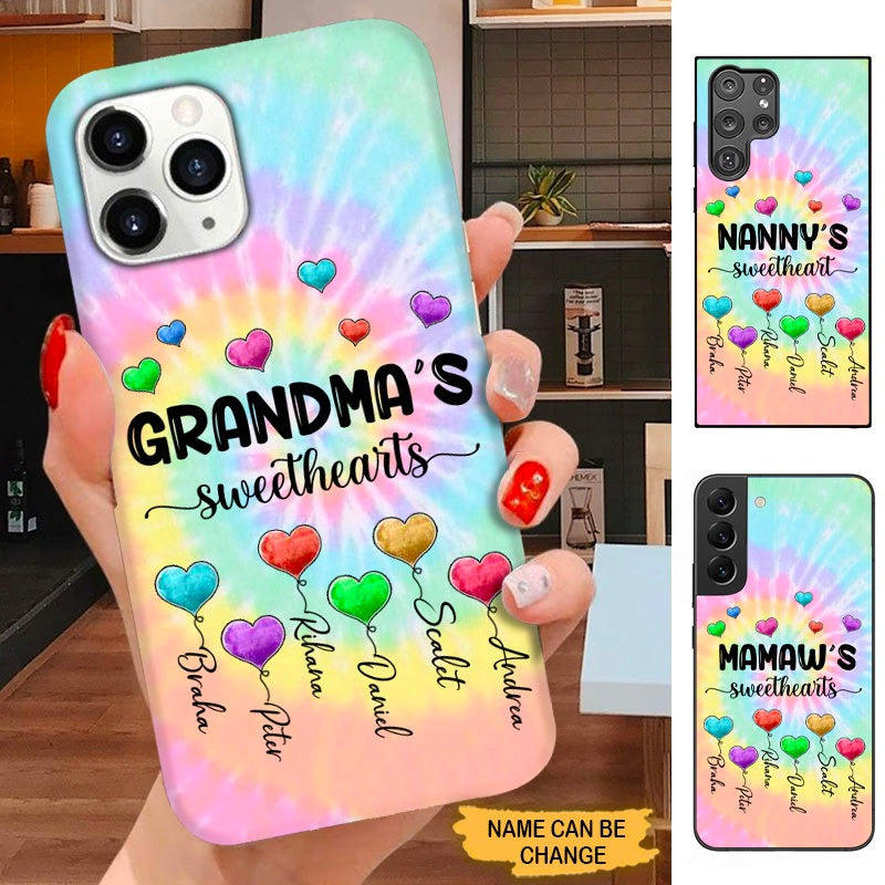 Grandma Nana Mommy Sweathearts Personalized Phone Case SC27109 Phone case ShinyCustom Phone Case 