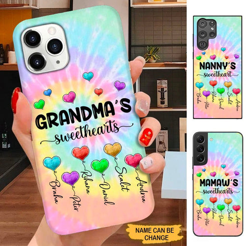 Grandma Nana Mommy Sweathearts Personalized Phone Case SC27109 Phone case ShinyCustom Phone Case 