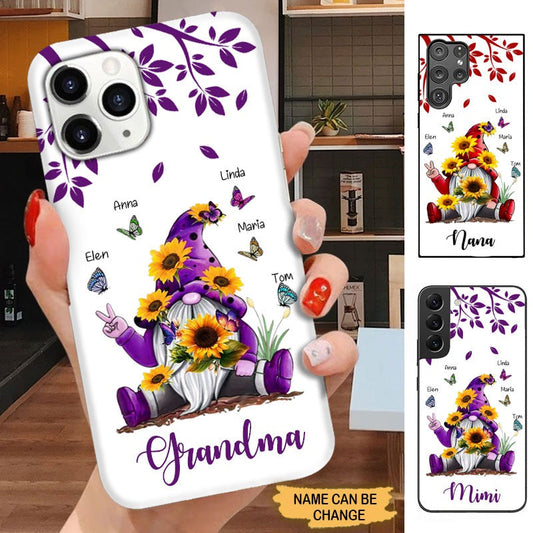 Grandma Sunflower Gnome Personalized Phone case Phone case FUEL 