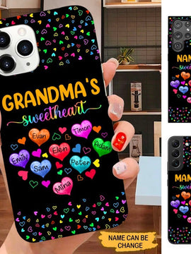 Grandma Sweetheart Nana Mommy Personalized Phone case SC121015