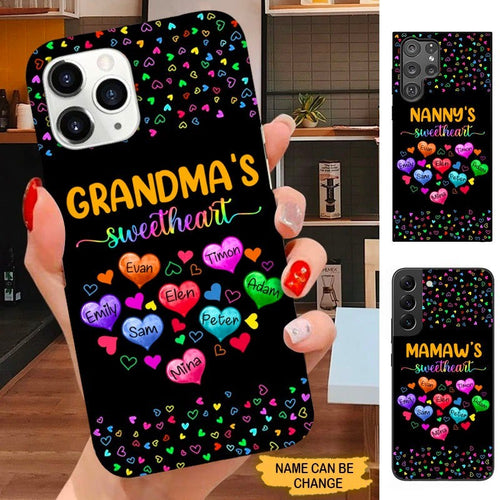Grandma Sweetheart Nana Mommy Personalized Phone case SC121015 Phone case ShinyCustom Phone Case 